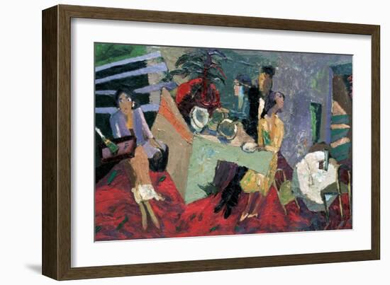 A Party at a Hotel-Zhang Yong Xu-Framed Giclee Print