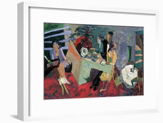 A Party at a Hotel-Zhang Yong Xu-Framed Giclee Print