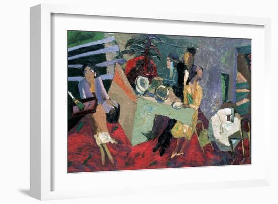 A Party at a Hotel-Zhang Yong Xu-Framed Giclee Print