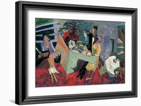 A Party at a Hotel-Zhang Yong Xu-Framed Giclee Print