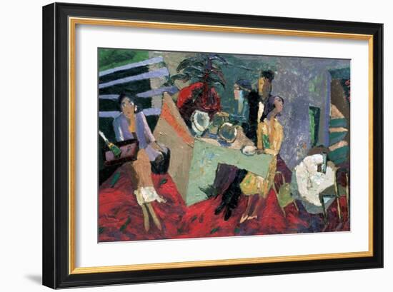 A Party at a Hotel-Zhang Yong Xu-Framed Giclee Print