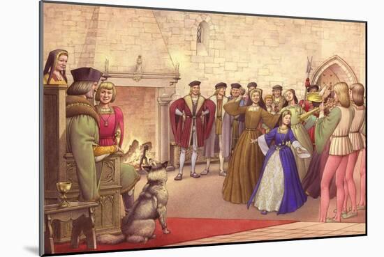 A Party Followed the Arrival of Catherine of Aragon in England to Be Married-Pat Nicolle-Mounted Giclee Print