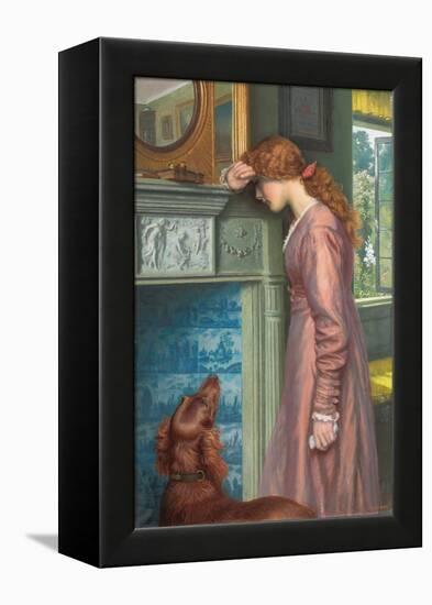 A Passing Cloud (Oil on Canvas)-Arthur Hughes-Framed Premier Image Canvas