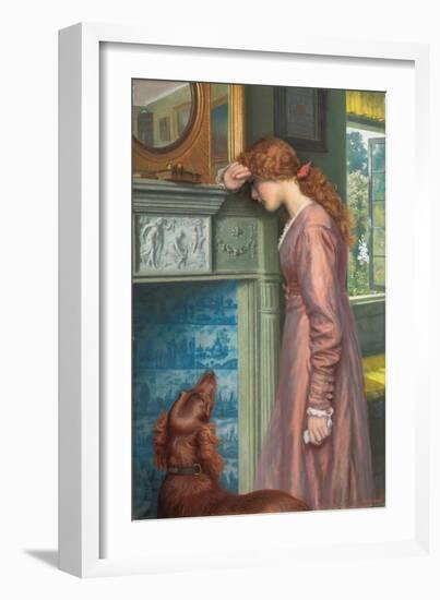 A Passing Cloud-Arthur Hughes-Framed Giclee Print