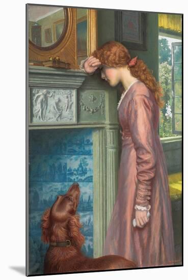 A Passing Cloud-Arthur Hughes-Mounted Giclee Print