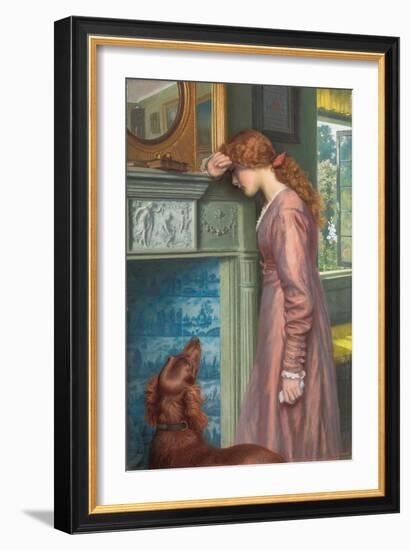 A Passing Cloud-Arthur Hughes-Framed Giclee Print