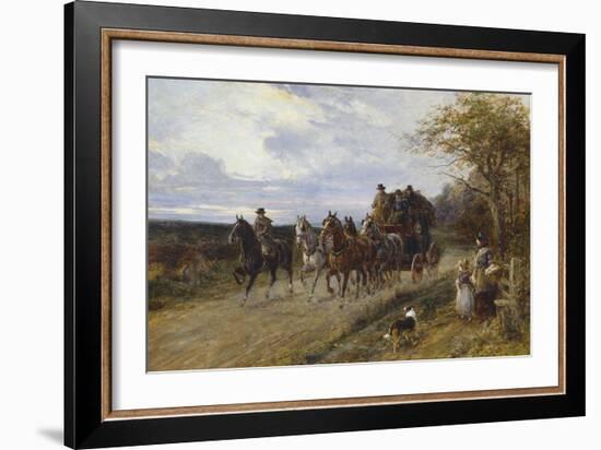 A Passing Coach-Heywood Hardy-Framed Giclee Print