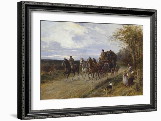 A Passing Coach-Heywood Hardy-Framed Giclee Print