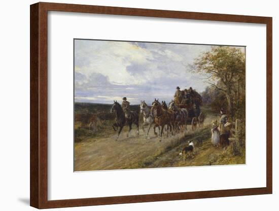 A Passing Coach-Heywood Hardy-Framed Giclee Print