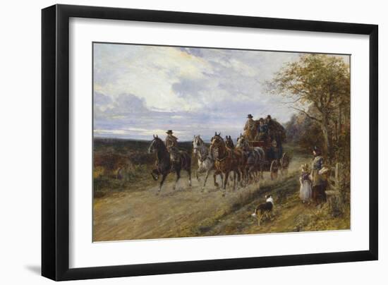 A Passing Coach-Heywood Hardy-Framed Giclee Print