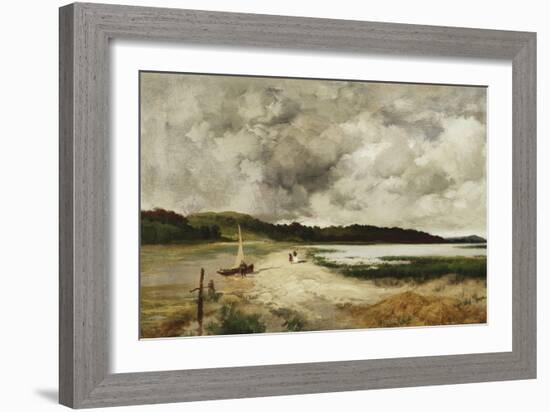 A Passing Shower on Long Island, 1885-Alfred Thompson Bricher-Framed Giclee Print