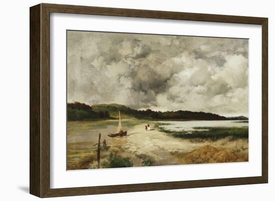 A Passing Shower on Long Island, 1885-Alfred Thompson Bricher-Framed Giclee Print