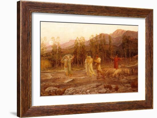 A Pastoral, A Memory of the Valley of Sparta-William Blake Richmond-Framed Giclee Print