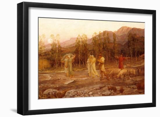 A Pastoral, A Memory of the Valley of Sparta-William Blake Richmond-Framed Giclee Print