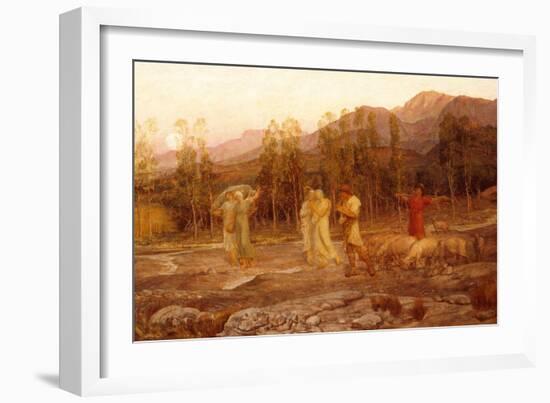 A Pastoral, A Memory of the Valley of Sparta-William Blake Richmond-Framed Giclee Print