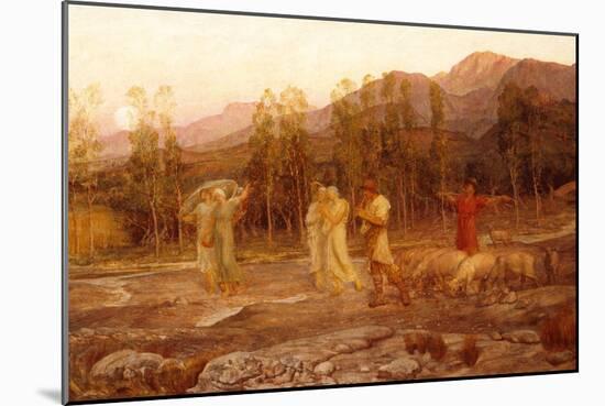 A Pastoral, A Memory of the Valley of Sparta-William Blake Richmond-Mounted Giclee Print