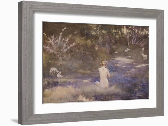 A Pastoral-John Reinhard Weguelin-Framed Giclee Print