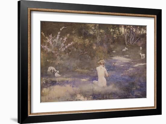 A Pastoral-John Reinhard Weguelin-Framed Giclee Print