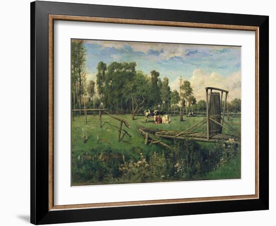 A Pasture in Normandy-Constant-emile Troyon-Framed Giclee Print