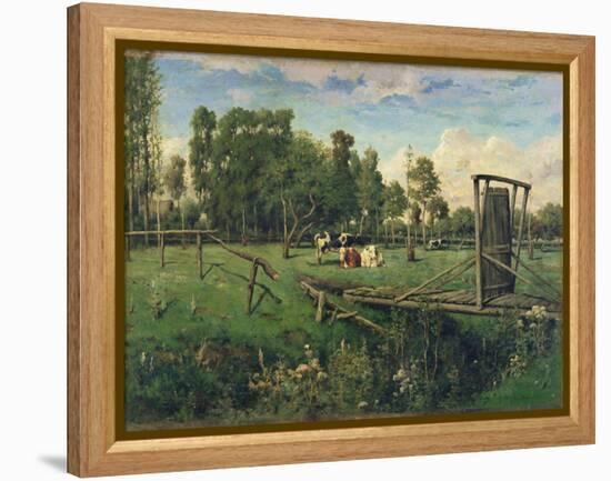 A Pasture in Normandy-Constant-emile Troyon-Framed Premier Image Canvas