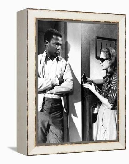 A Patch Of Blue, Sidney Poitier, Elizabeth Hartman, 1965-null-Framed Stretched Canvas