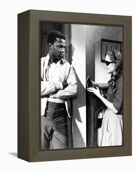 A Patch Of Blue, Sidney Poitier, Elizabeth Hartman, 1965-null-Framed Stretched Canvas