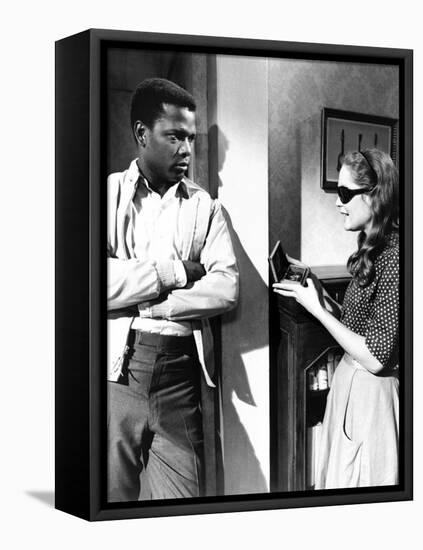 A Patch Of Blue, Sidney Poitier, Elizabeth Hartman, 1965-null-Framed Stretched Canvas