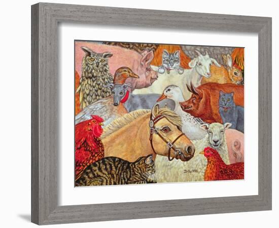 A Patchwork for Laura, 1993-Ditz-Framed Giclee Print