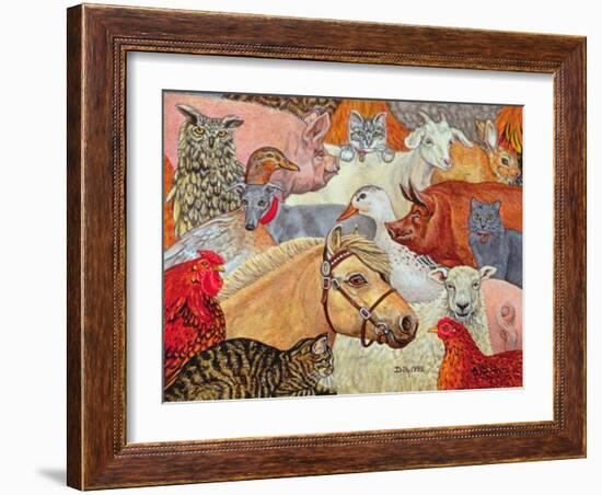 A Patchwork for Laura, 1993-Ditz-Framed Giclee Print