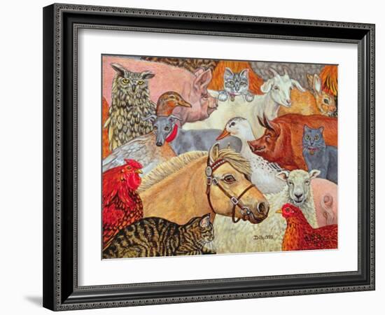 A Patchwork for Laura, 1993-Ditz-Framed Giclee Print