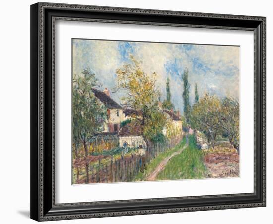 A Path at Les Sablons, 1883-Alfred Sisley-Framed Giclee Print