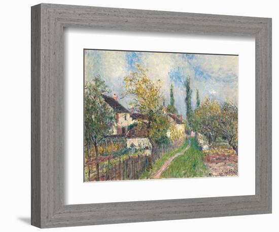 A Path at Les Sablons, 1883-Alfred Sisley-Framed Giclee Print