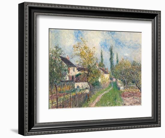 A Path at Les Sablons, 1883-Alfred Sisley-Framed Giclee Print