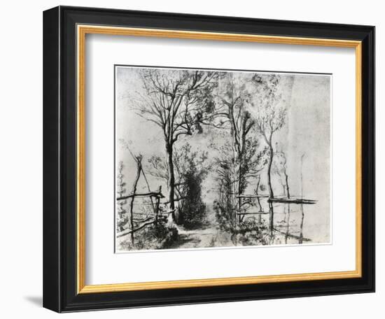 A Path Bordered by Trees, C1620-1625-Peter Paul Rubens-Framed Giclee Print