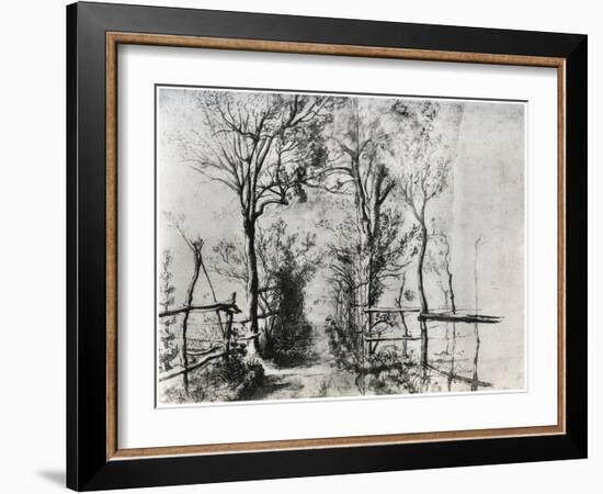 A Path Bordered by Trees, C1620-1625-Peter Paul Rubens-Framed Giclee Print