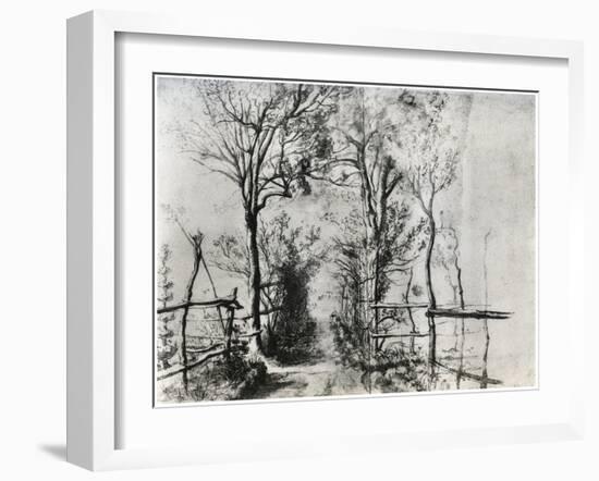 A Path Bordered by Trees, C1620-1625-Peter Paul Rubens-Framed Giclee Print