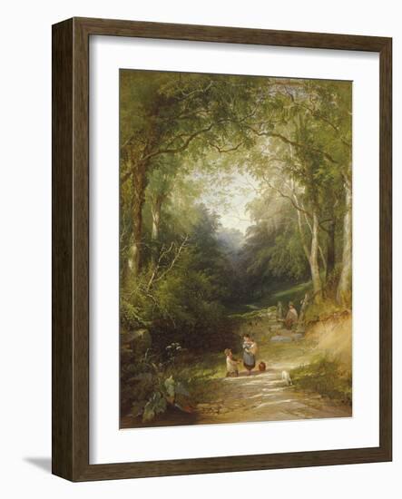 A Path through the Wood-Henry John Boddington-Framed Giclee Print