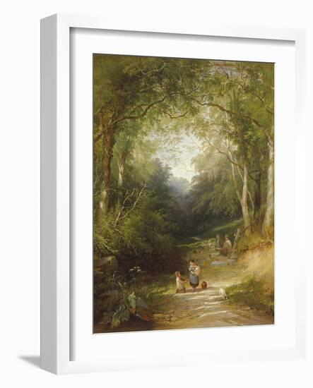 A Path through the Wood-Henry John Boddington-Framed Giclee Print