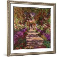 A Pathway in Monet's Garden, Giverny, 1902-Claude Monet-Framed Giclee Print