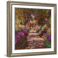 A Pathway in Monet's Garden, Giverny, 1902-Claude Monet-Framed Giclee Print