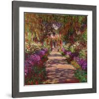 A Pathway in Monet's Garden, Giverny, 1902-Claude Monet-Framed Giclee Print