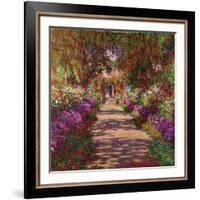 A Pathway in Monet's Garden, Giverny, 1902-Claude Monet-Framed Giclee Print