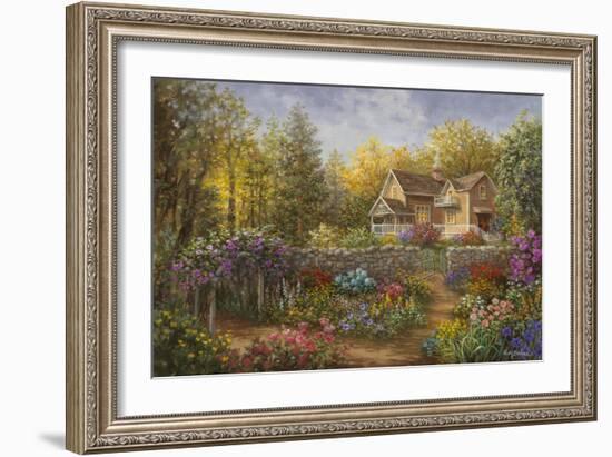 A Pathway of Color-Nicky Boehme-Framed Giclee Print