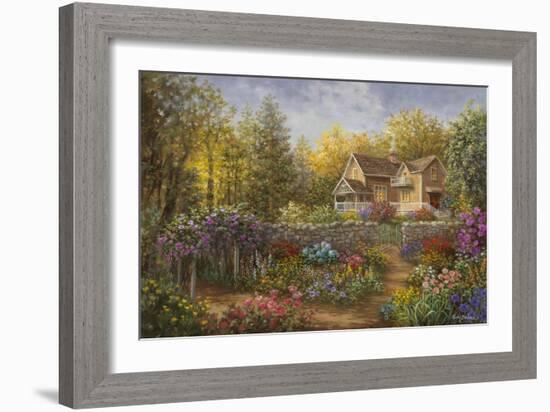 A Pathway of Color-Nicky Boehme-Framed Giclee Print