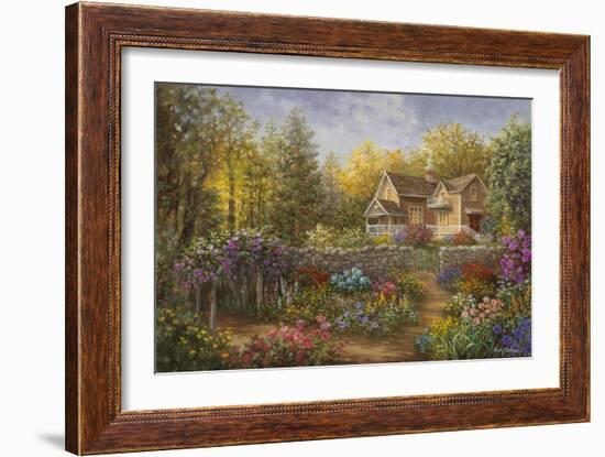 A Pathway of Color-Nicky Boehme-Framed Giclee Print