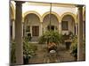 A Patio in the Alcazar, Seville, Andalusia, Spain, Europe-Guy Thouvenin-Mounted Photographic Print