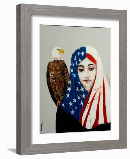 A Patriot, 2017-Susan Adams-Framed Giclee Print