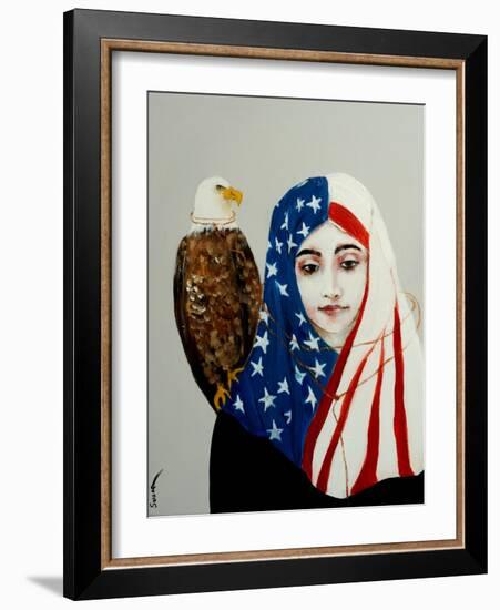 A Patriot, 2017-Susan Adams-Framed Giclee Print