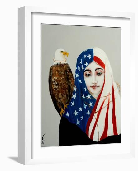 A Patriot, 2017-Susan Adams-Framed Giclee Print