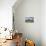 A Peaceful Farming Scene of Hay Bales at the Foot of Mountains-Sheila Haddad-Photographic Print displayed on a wall